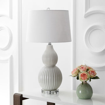 Thatcher 28.25" Ceramic LED Table Lamp - JONATHAN Y